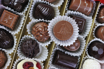 chocolate and praline