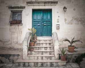 Characteristic House. Sassi of Matera. Basilicata.