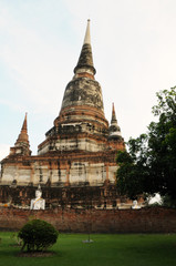 Obraz premium Wat in Ayutthaya