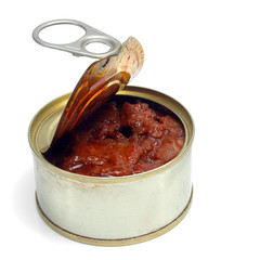 Lata de calamares en salsa americana