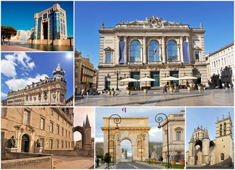 monuments à Montpellier