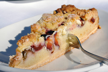Streusel Cake with Plums