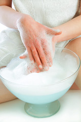 Wellness Behandlung für die Hände