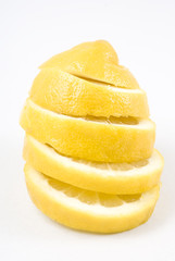 Obraz na płótnie Canvas Sliced Lemon