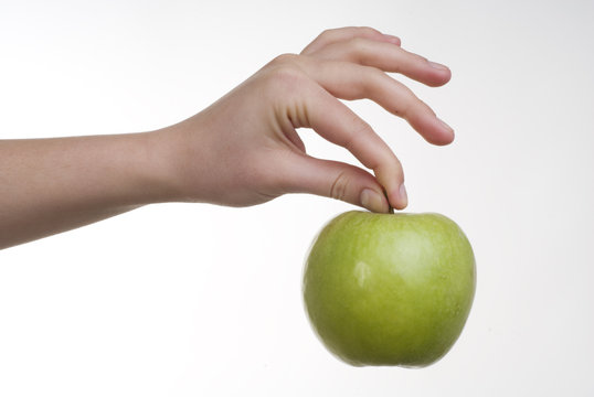 apple hand giving