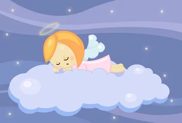 Photo sur Plexiglas Ciel ange endormi
