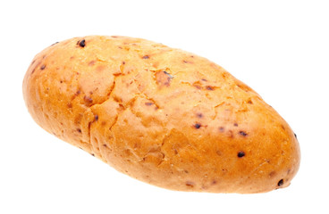 Fresh bread isolated on the white