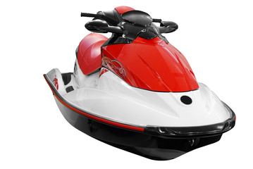 fast jet ski isolated
