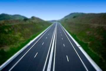 Obraz premium Empty highway
