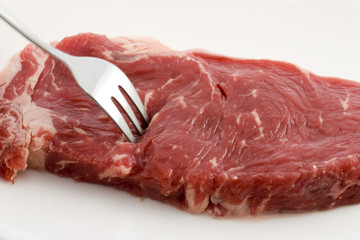 Raw beef