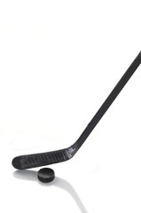 stecca e disco da hockey