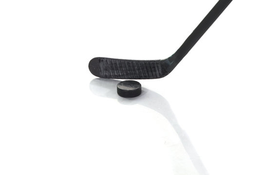 stecca e disco da hockey