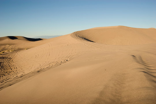 Sand dunes in Nevada desert