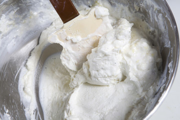 Baking ingredients for preparing pie