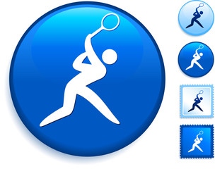 Tennis Icon on Internet Button