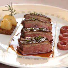 Cuisine gastronomique : Magret de canard rôti
