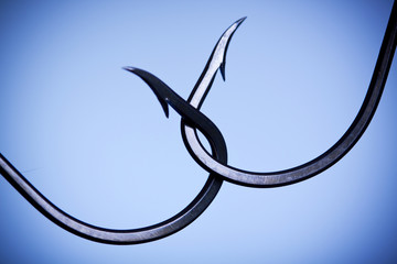 crossed hooks