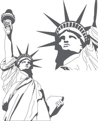 Statue of Liberty in very high detail in vector art © Sven Taubert