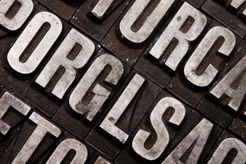 text closeup