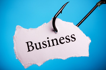 Business on hook