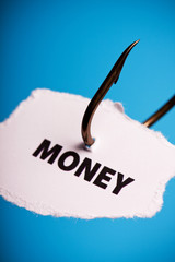 Money on hook