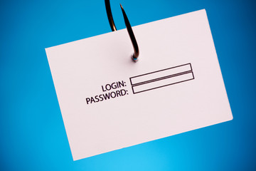 login and password on hook