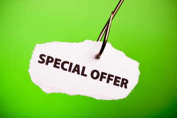 Special offer on hook