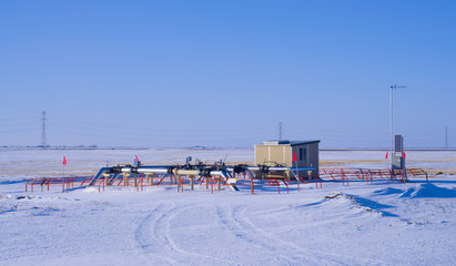 Natural Gas Metering Station & valve header