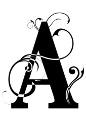 letra A alfabeto