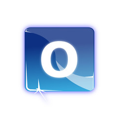 Picto lettre O - Icon letter o