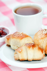 Morning tea with bun
