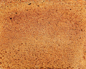 Texture of a black bread