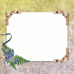 Framework for invitation or congratulation.