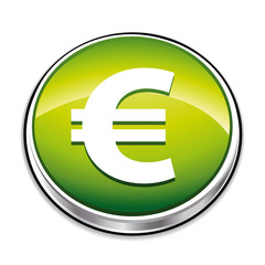 Green euro button