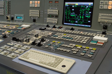 Control room of a russian nuclear power generation plant