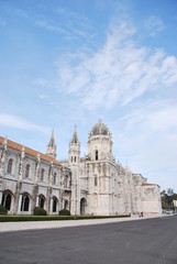 Fototapeta na wymiar Hieronymites Monastery in Lisbon