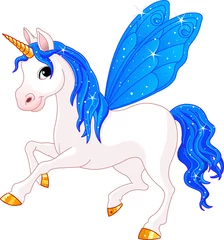 Abwaschbare Fototapete Pony Fairy Tail Indigo Pferd
