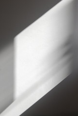 light on white wall