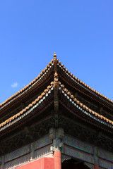 Double canopy of temple