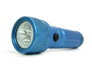 Blaue Taschenlampe