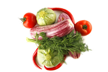 raw vegetables