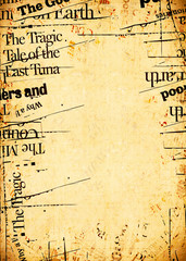 Fototapeta premium News paper texts News paper text