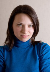 Fototapeta premium girl with cheerful eyes