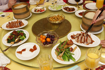 Dinner at chinese restaurant
