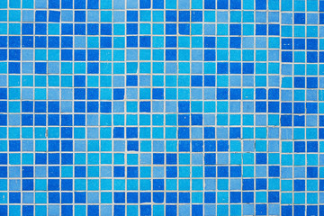 blue tiles wall
