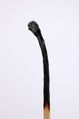 Streichholz abgebrannt