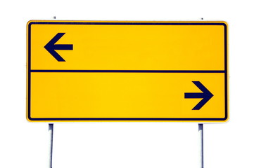blank sign