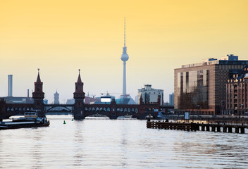 berlin skyline - obrazy, fototapety, plakaty