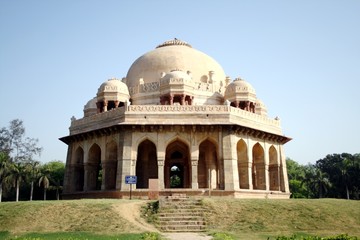 Naklejka premium Mohammad Shah's tomb at Lodhi Gardens, New Delhi
