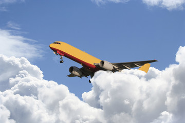 Obraz na płótnie Canvas airliner taking off